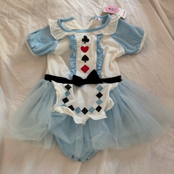 NWT Alice in wonderland tutu baby toddler dress 18-24 months - Picture 1 of 3